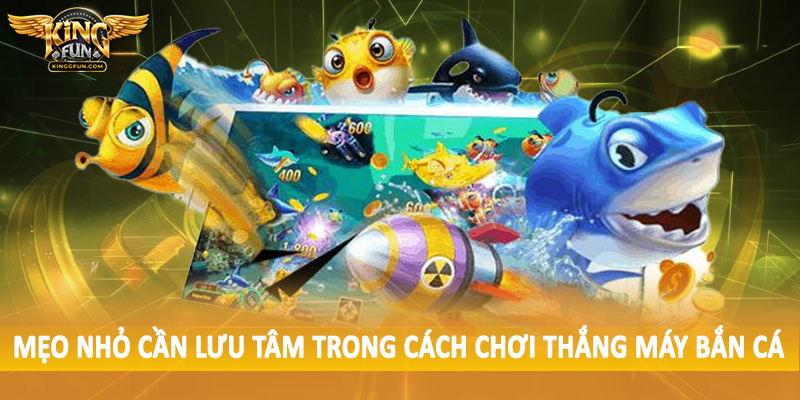 Mẹo nhỏ cần lưu tâm trong cách chơi thắng máy bắn cá