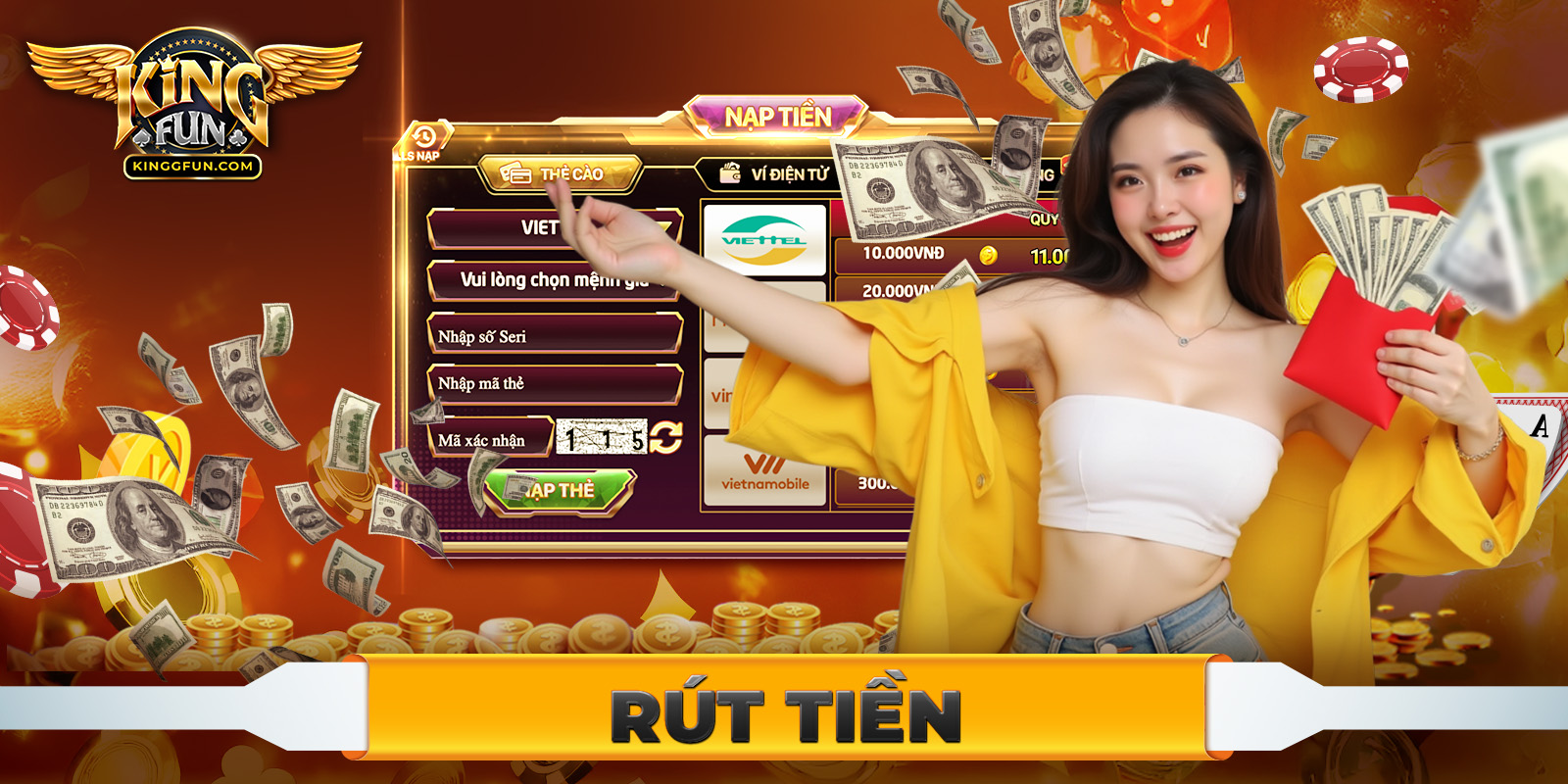 Kingfun - Thiên Đường Giải Trí Hàng Đầu Châu Á 2025 9 Quy trình rút tiền tại hệ thống Kingfun