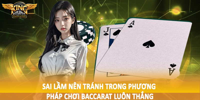 Phương Pháp Chơi Baccarat Luôn Thắng Cho Hội Viên Kingfun 5 Sai lầm nên tránh trong phương pháp chơi baccarat luôn thắng